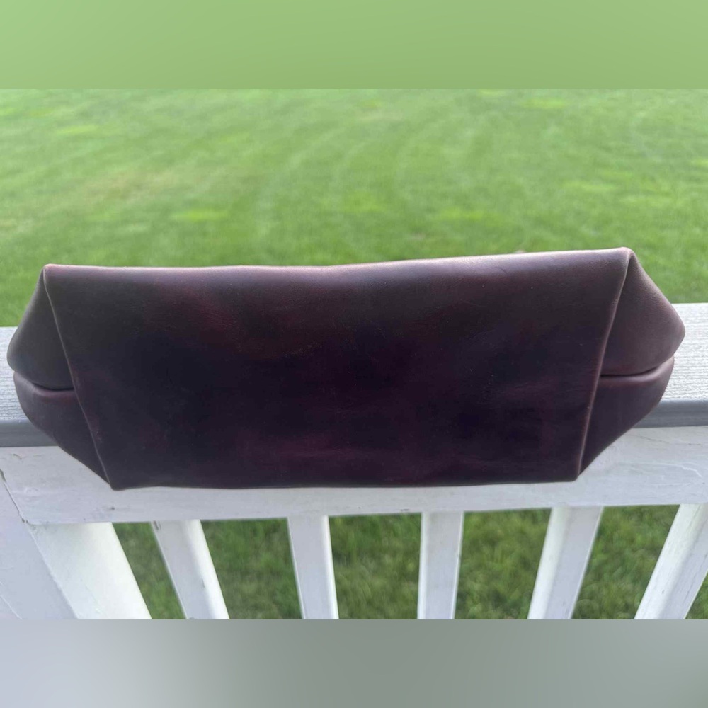 KMM Burgundy Chromexcel Horween Leather Tote Bag - Picture 3 of 6